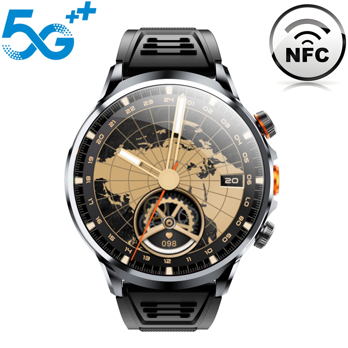 Smartwatch Instagram - H18 Smart Watch 4G/5G Call GPS