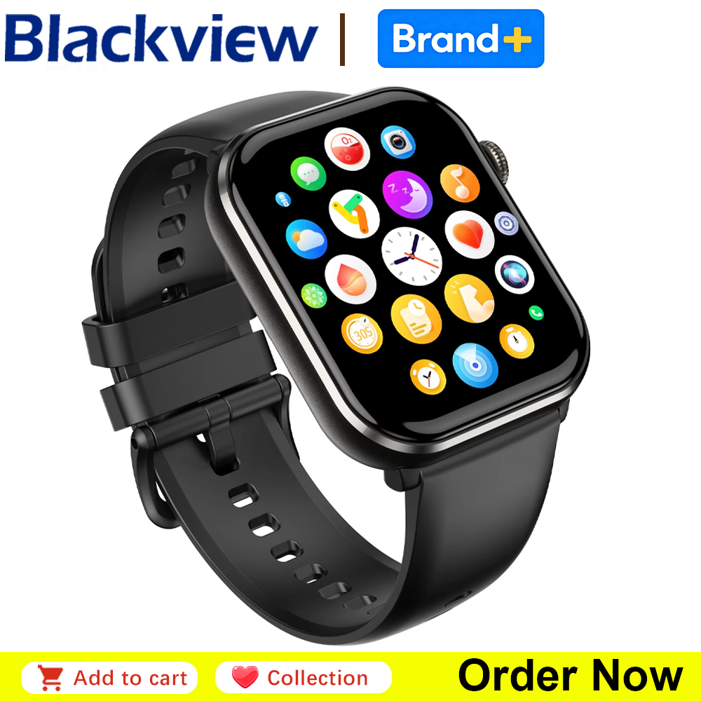 Smartwatch X12 - Blackview R60 Bluetooth Call Smartwatch 1.96''