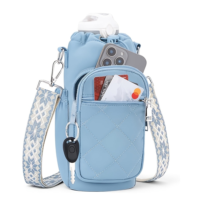 Rugged Sport Strap - Crossbody Insulated Water Bottle Holder Bag