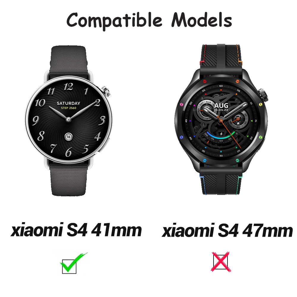 18mm Braided Magnetic Buckle S - Xiaomi Smartwatch S4 Accessories recension och pris