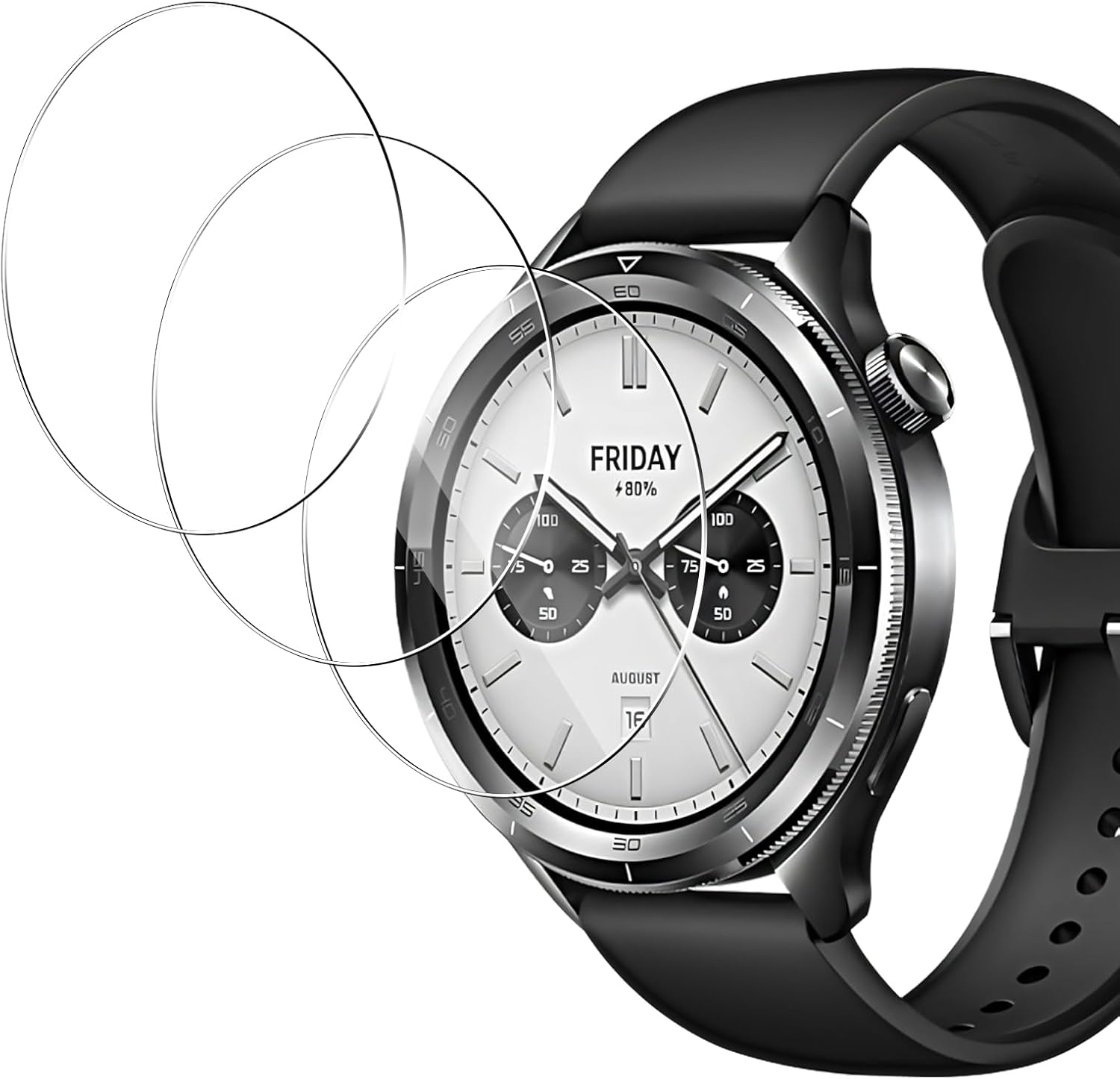 3PCS Tempered Glass Smartwatch - Xiaomi Smartwatch S4 Accessories recension och pris