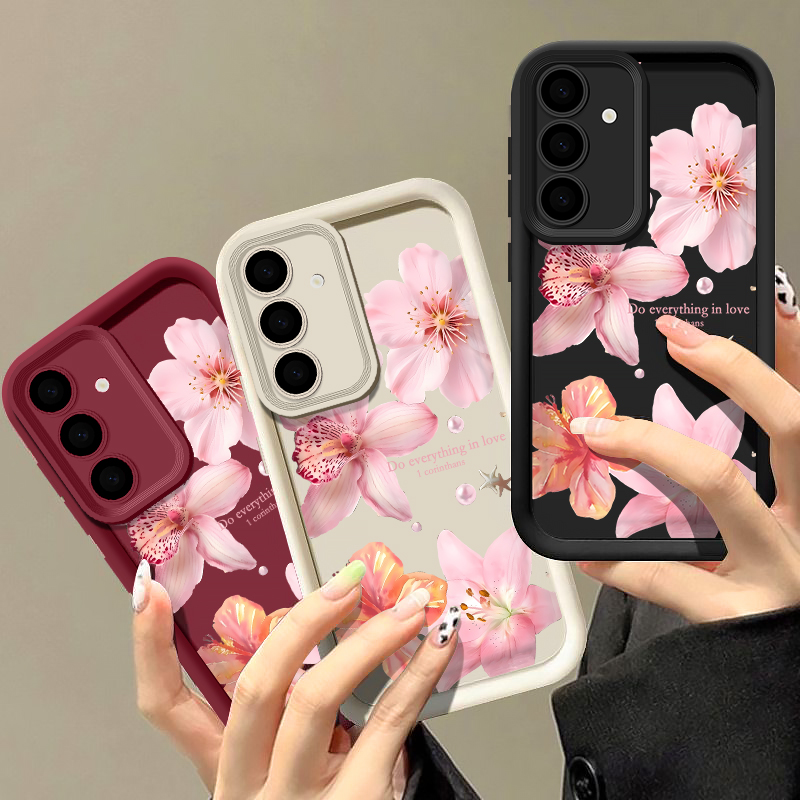 Pink Flowers Phone Case For Sa - Samsung Galaxy A55 recension och pris