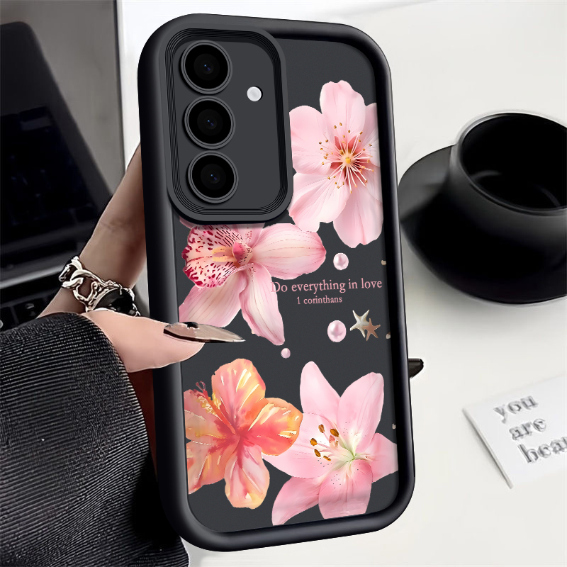 Pink Flowers Phone Case For Sa - Samsung Galaxy A55 recension och pris