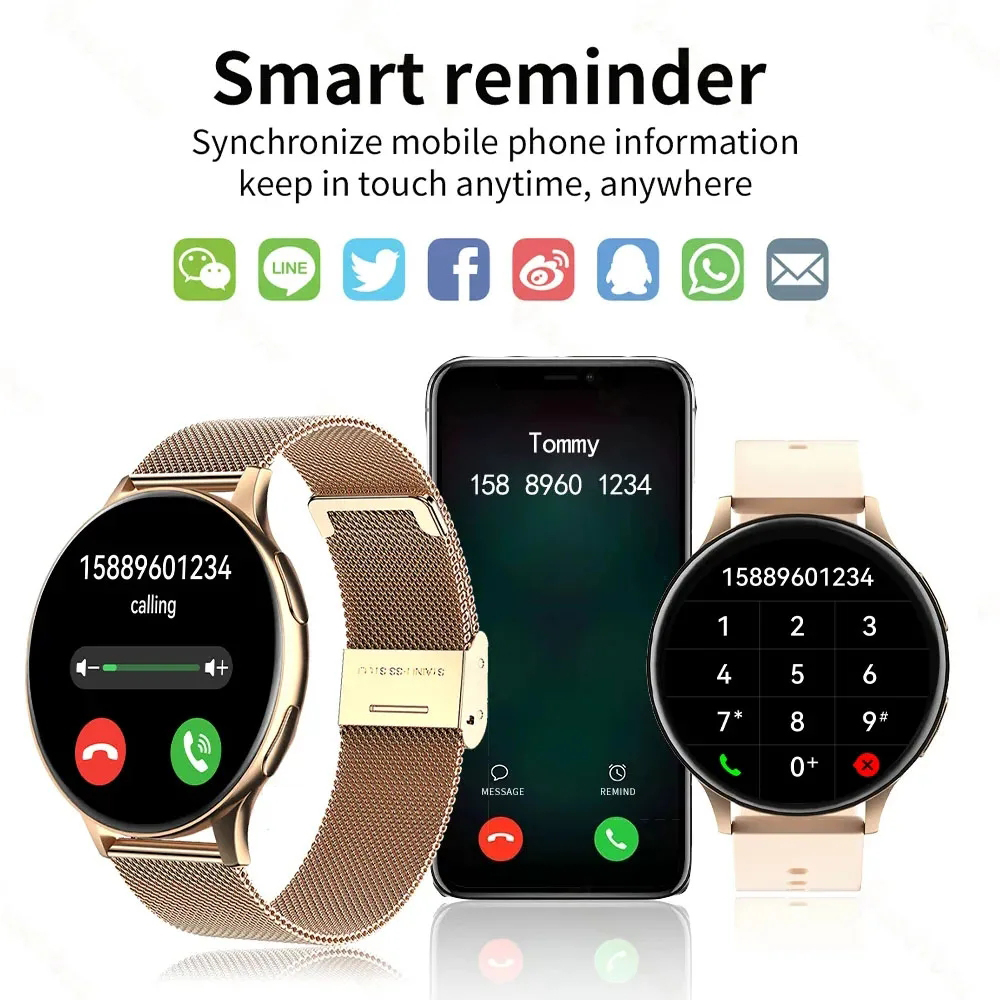 2025 Smart Watch Women Round S - Smartwatch Instagram recension och pris