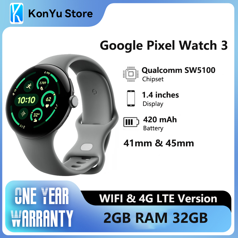 New Google Pixel Watch 3 41mm& - Smartwatch Instagram recension och pris