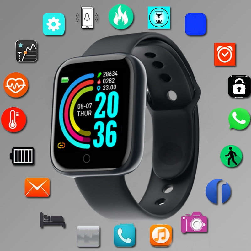 Smart Watch For Men Women Spor - Silicone Band Replacement recension och pris