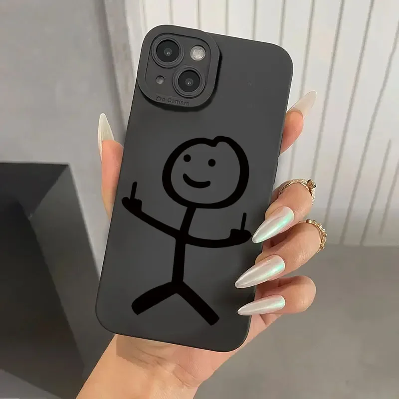 Cute Cartoon Matchman Matte Si - Apple Iphone 15 recension och pris