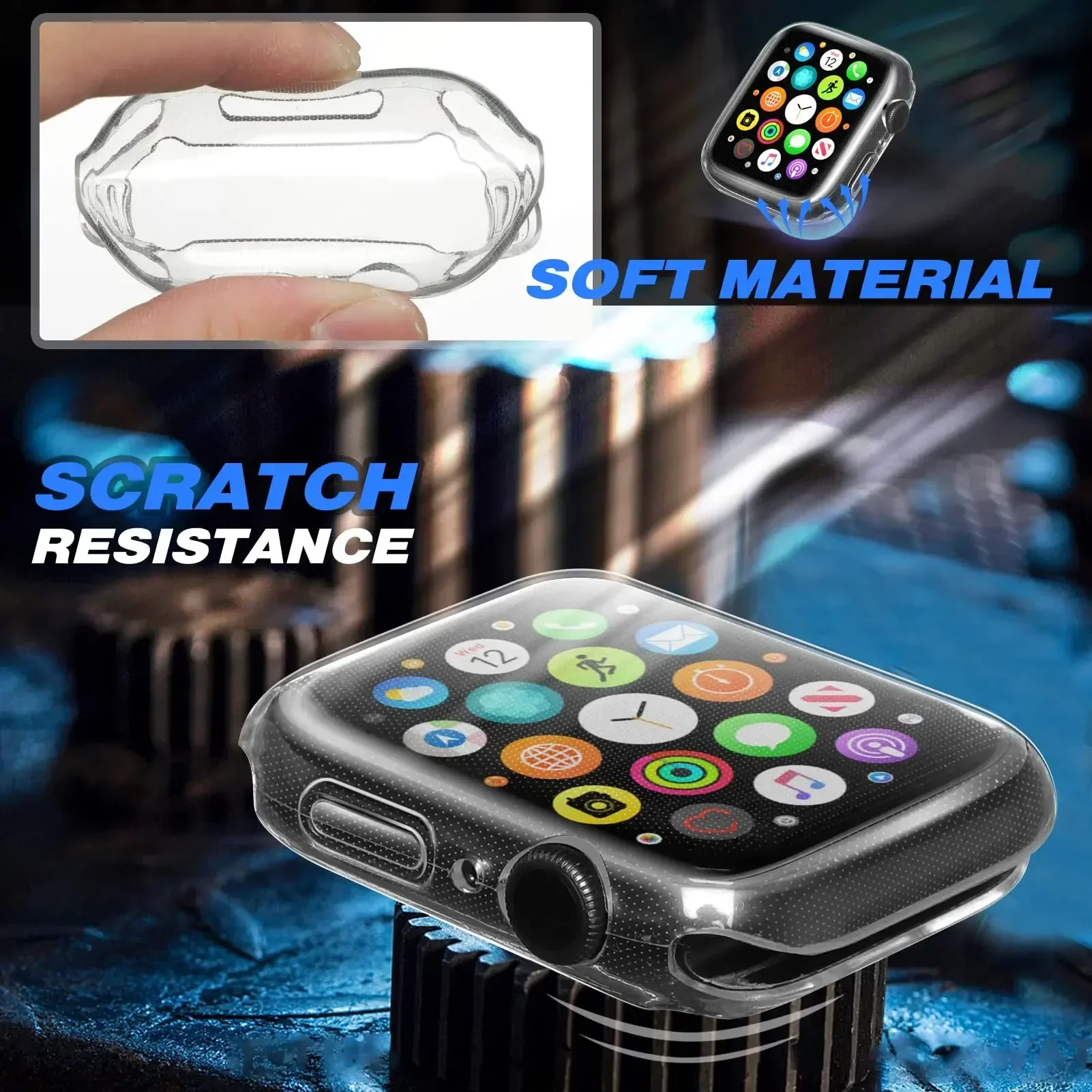 Cover For Apple Watch Case 44m - Garmin Smartwatch Accessories recension och pris