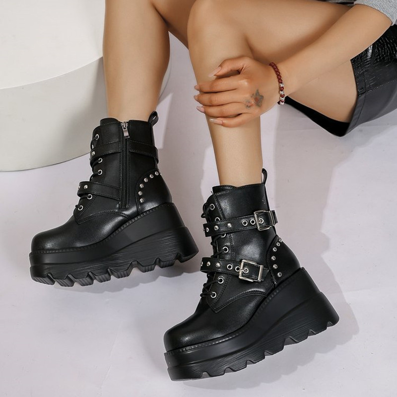 Women Leather Ankle Booties Wo - Leather Classic Strap recension och pris