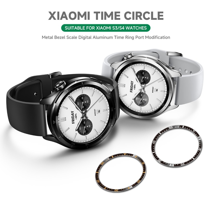 Steel Bezel Rings For Xiaomi W - Xiaomi Smartwatch S4 Accessories recension och pris