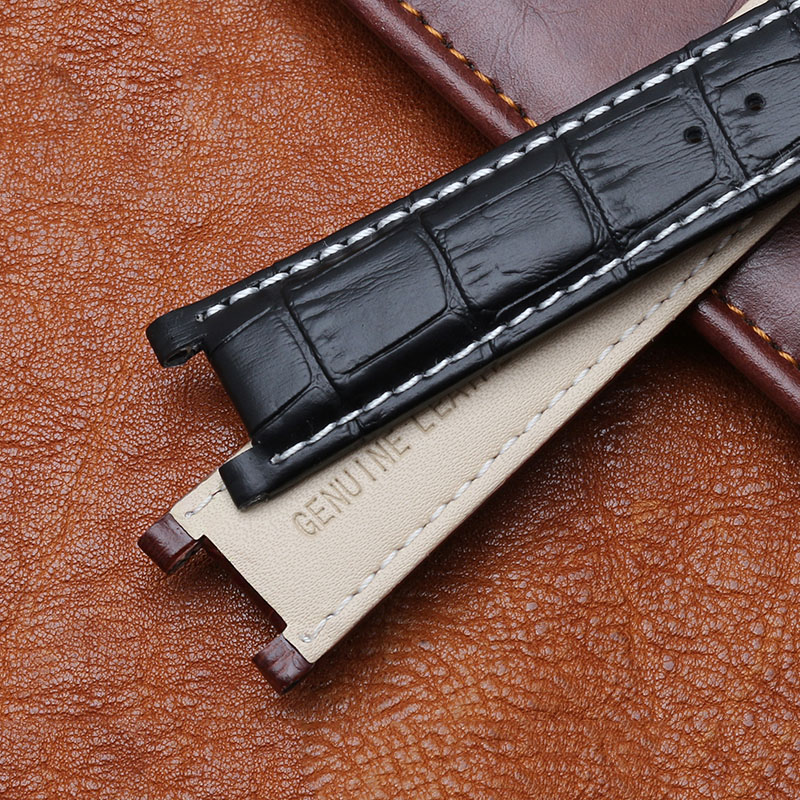 Notched Leather Watch strap 20 - Smartwatch Guess recension och pris