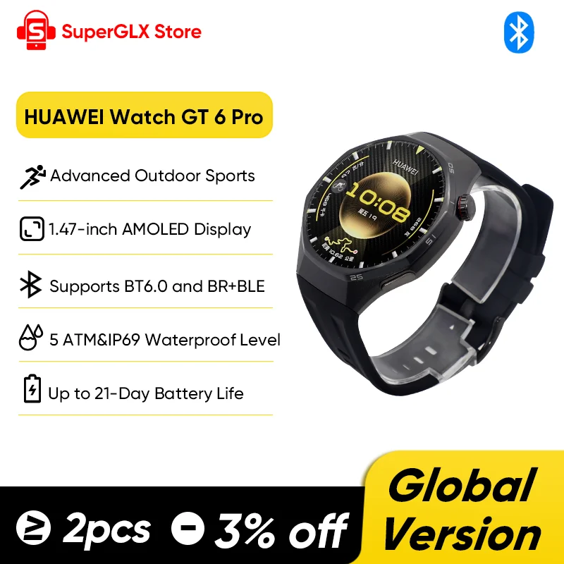 HUAWEI Watch GT 6 Pro Smartwat - Smartwatch Instagram recension och pris