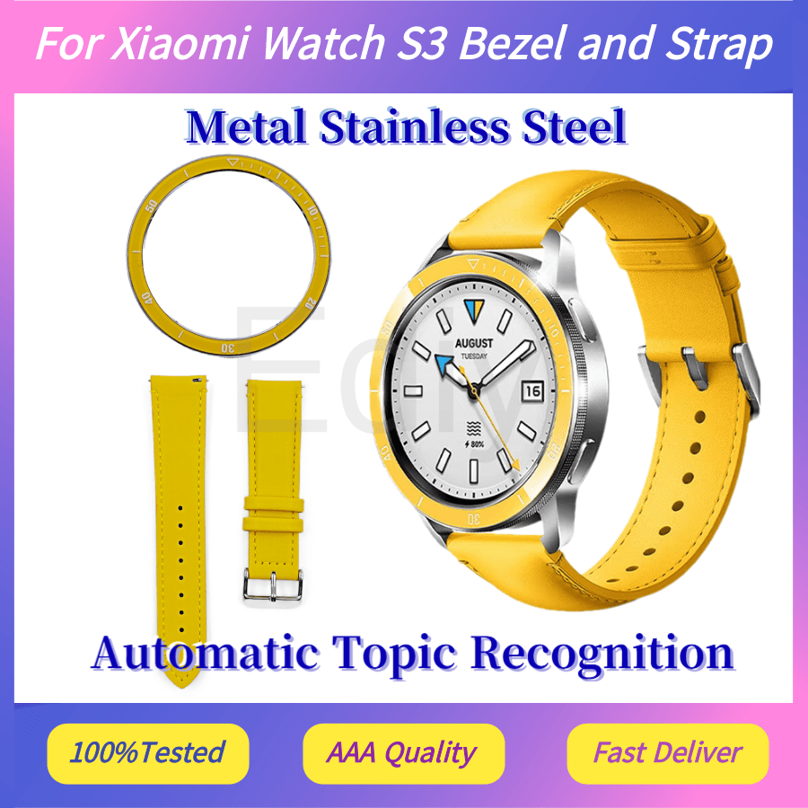 For Xiaomi Watch S3 Bezel and  - Xiaomi Smartwatch S3 Accessories recension och pris