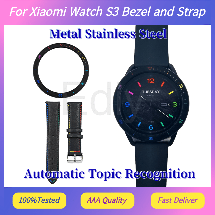 For Xiaomi Watch S3 Bezel and  - Xiaomi Smartwatch S3 Accessories recension och pris