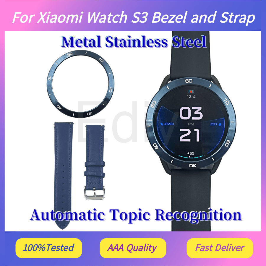 For Xiaomi Watch S3 Bezel and  - Xiaomi Smartwatch S3 Accessories recension och pris
