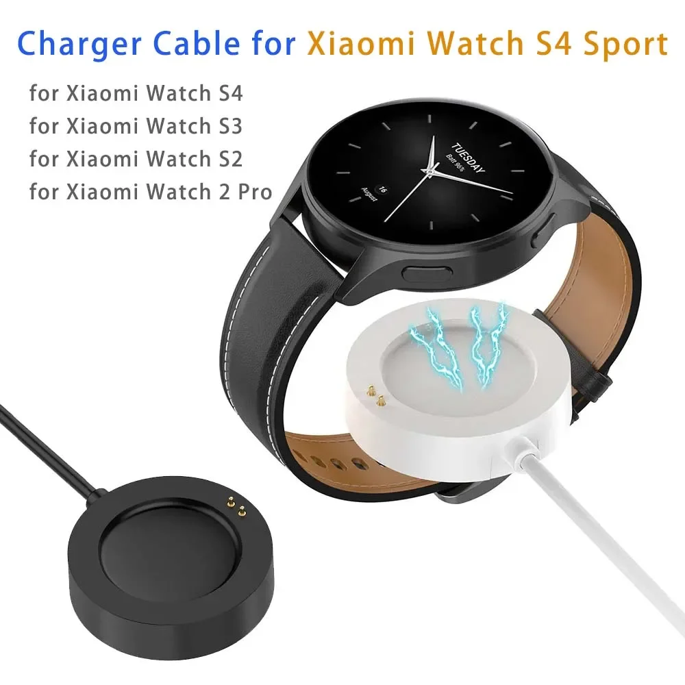 White Smartwatch Charging Cabl - Xiaomi Smartwatch S3 Accessories recension och pris