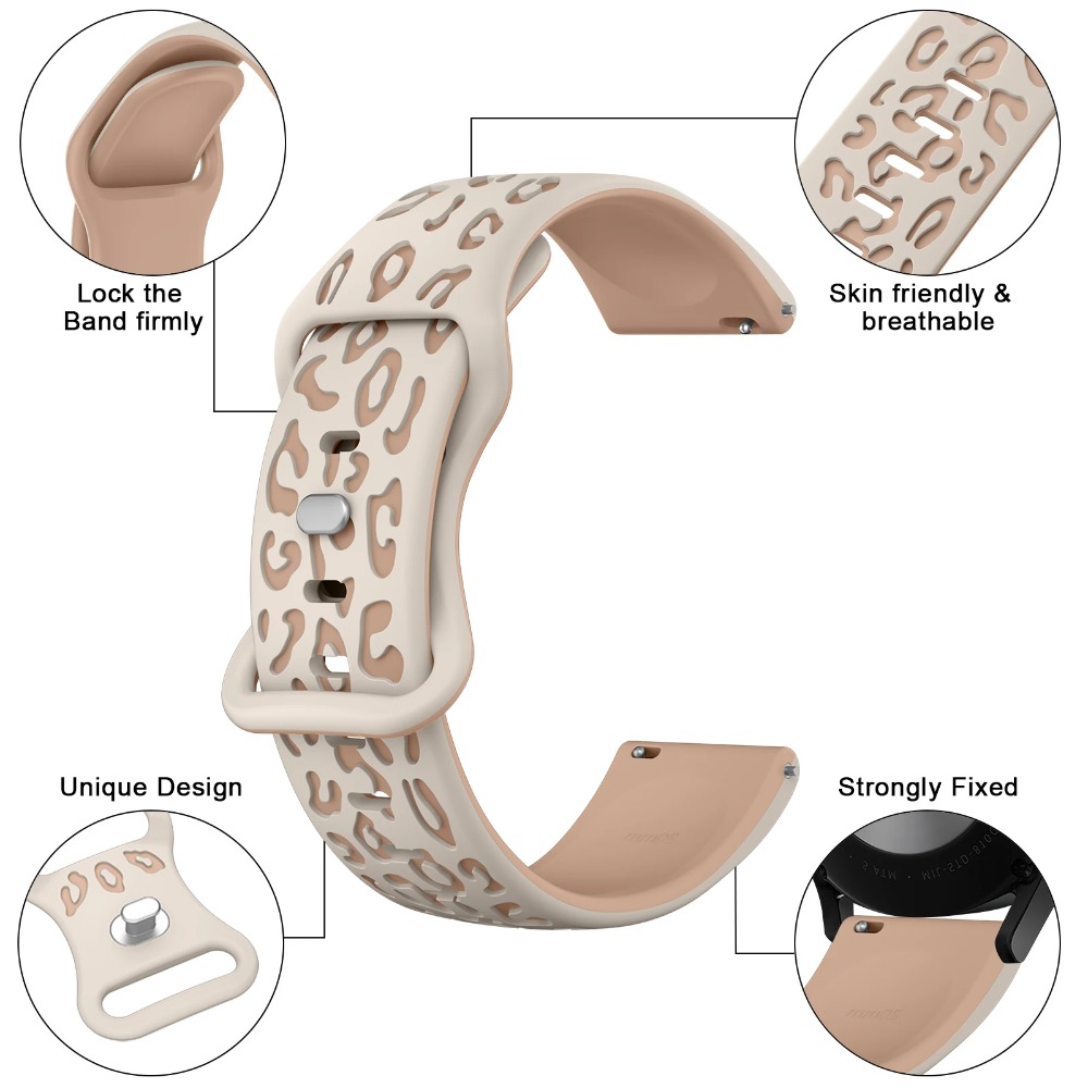 Silicone Leopard Strap For Xia - Xiaomi Smartwatch S3 Accessories recension och pris