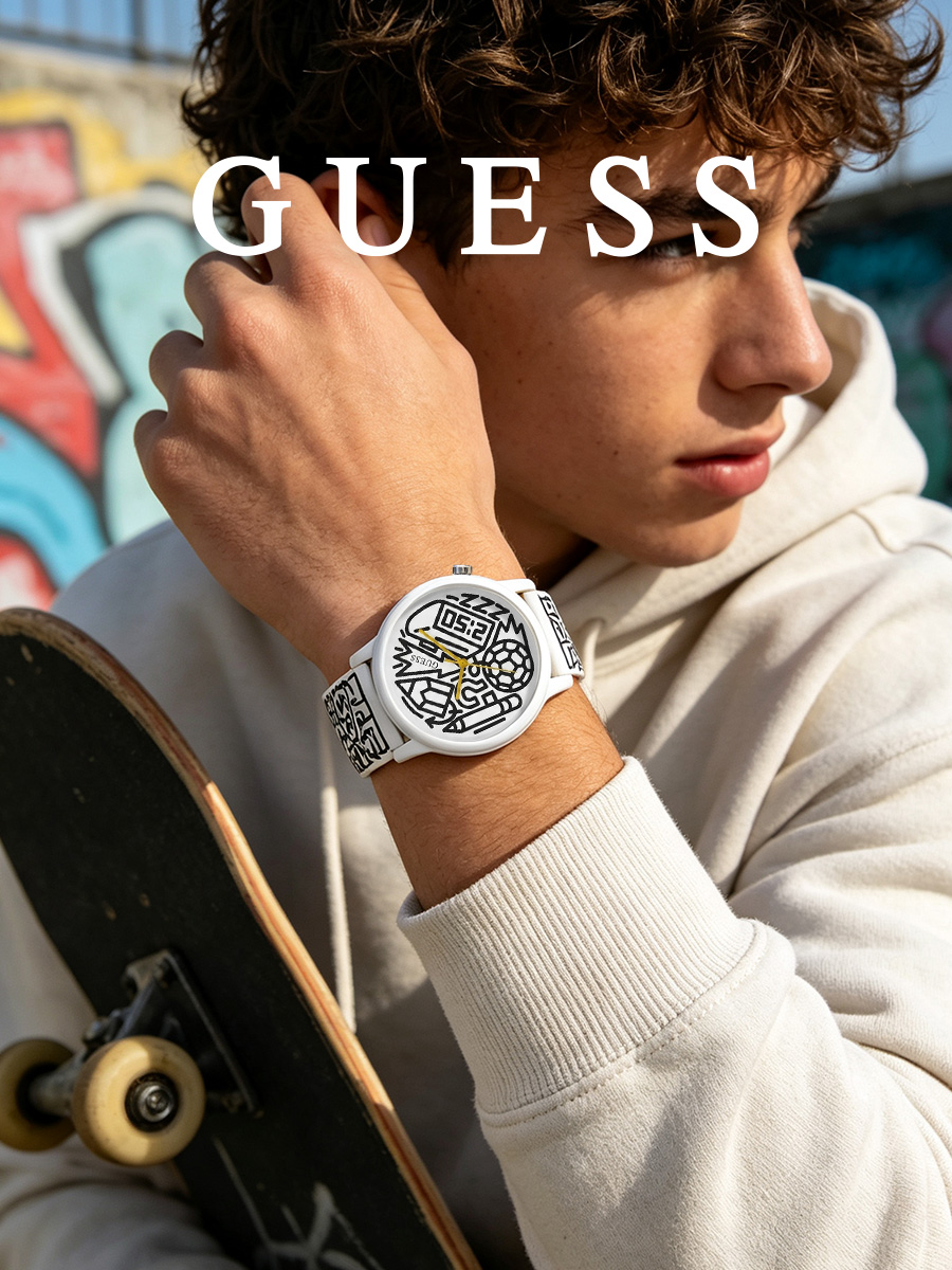 Guess Unisex Quartz Watch Whit - Smartwatch Guess recension och pris