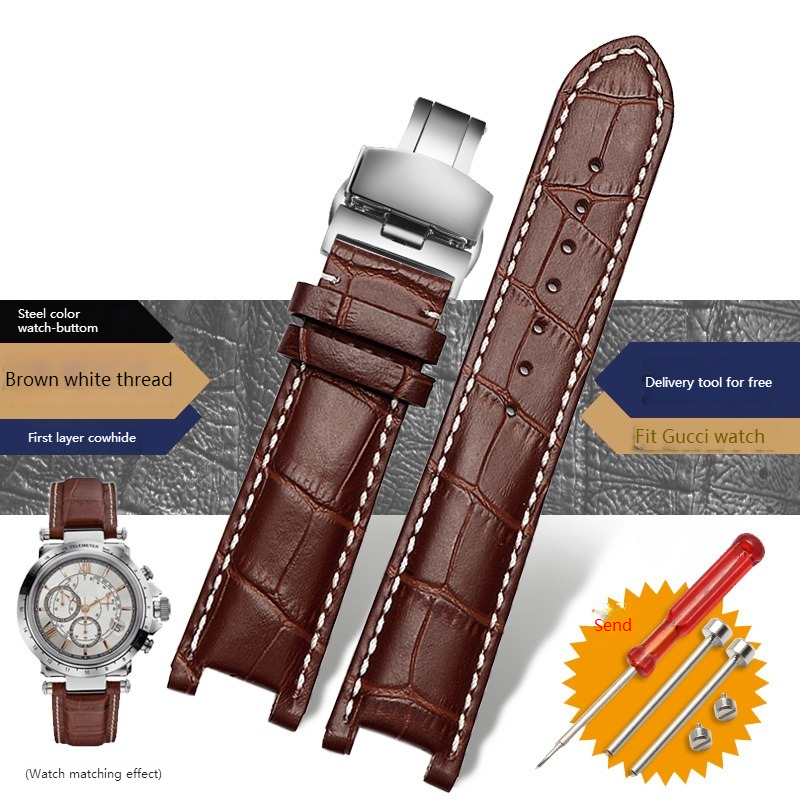 genuine leather watchband for  - Smartwatch Guess recension och pris