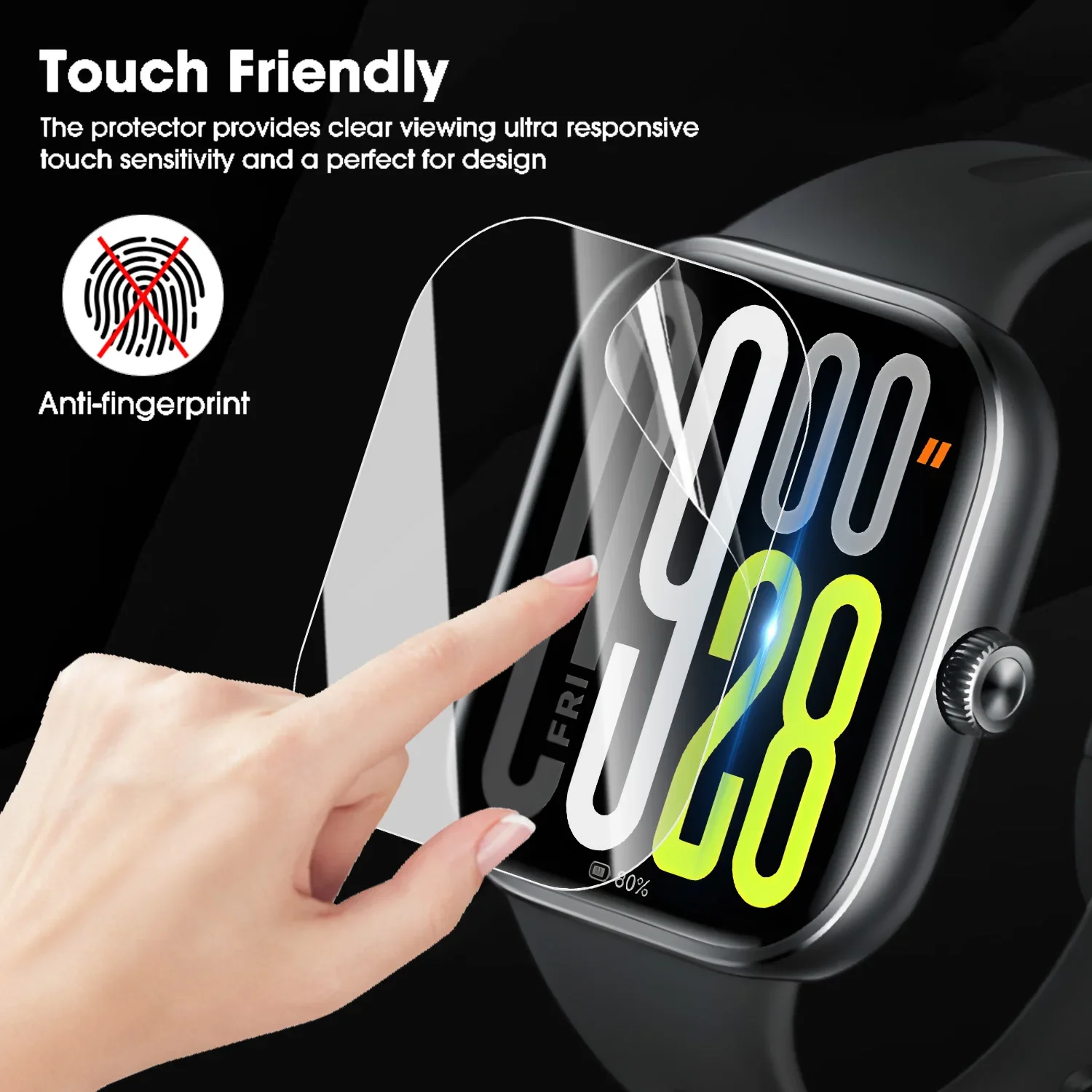 1-5PCS Hydrogel Protective Fil - Watch Face Protector recension och pris