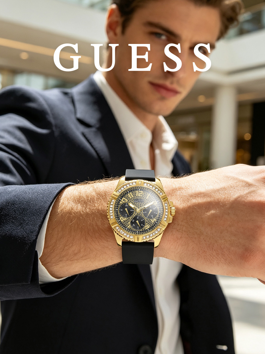 Guess Men's Watch Black Silico - Smartwatch Guess recension och pris