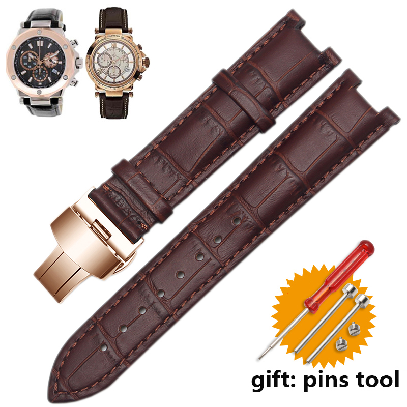 Notched Genuine Leather Watch  - Smartwatch Guess recension och pris