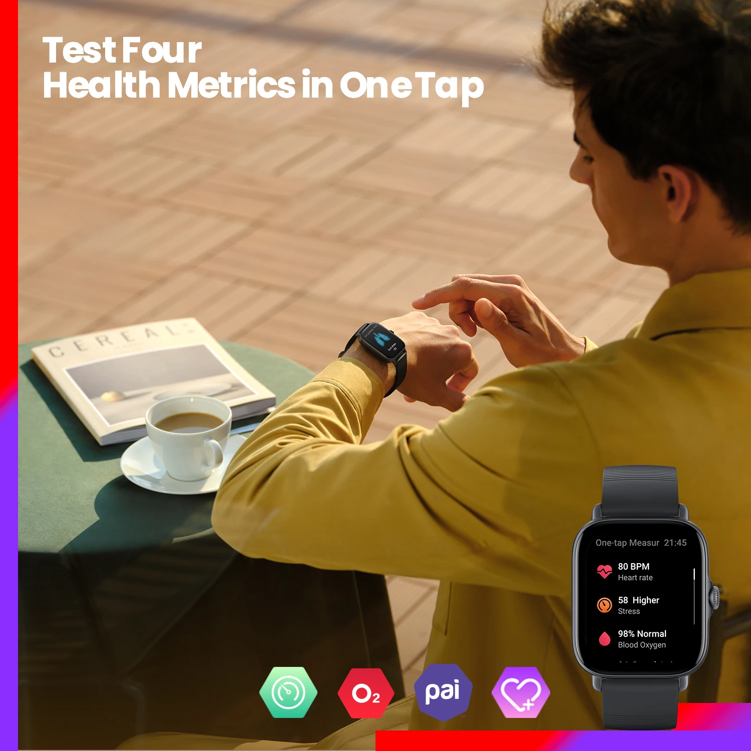 Amazfit GTS 3 Smartwatch  5ATM - Smartwatch Instagram recension och pris